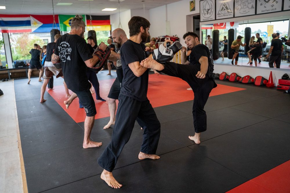 Trainingsatmosphäre in der Halle