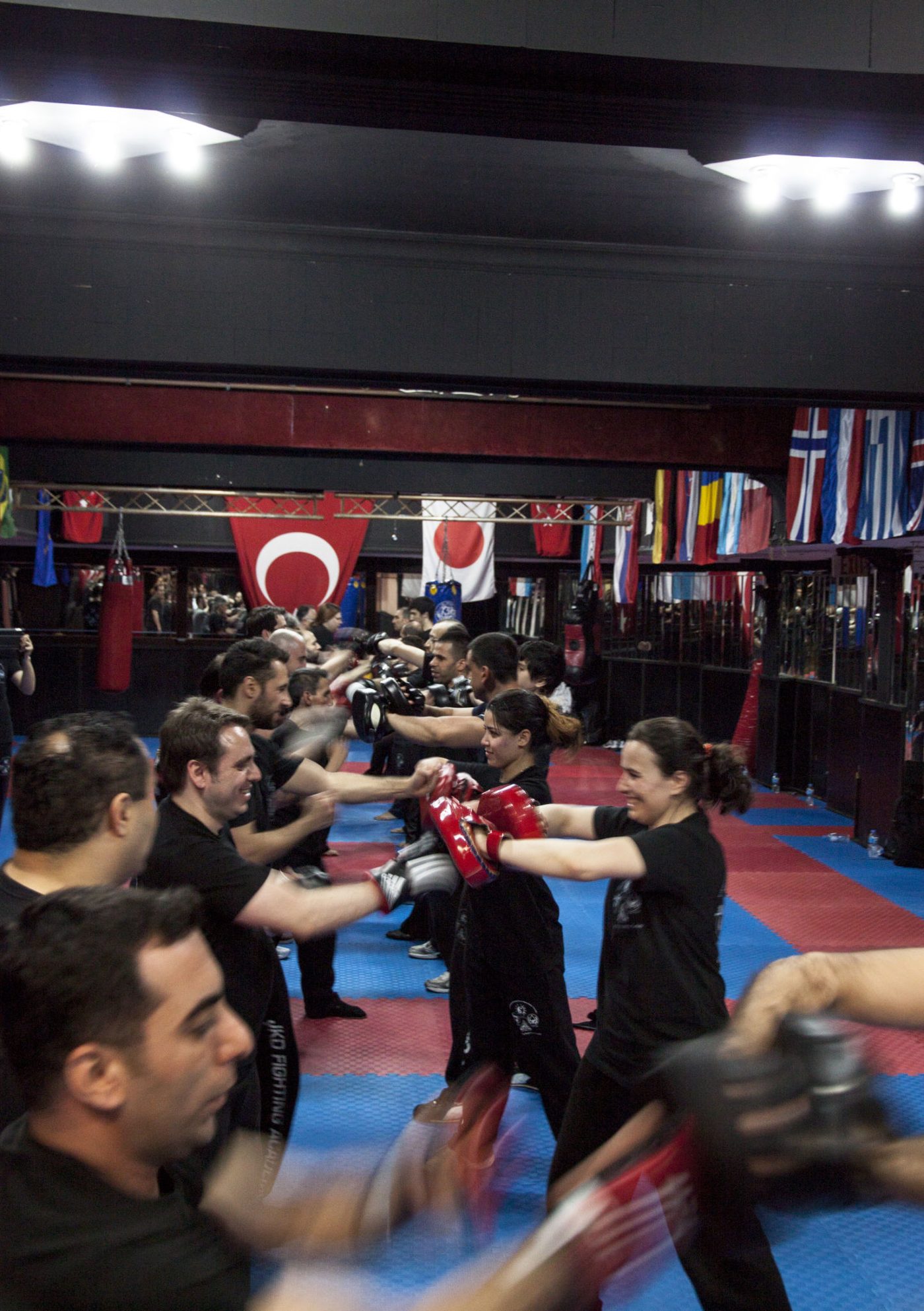 Sonntags-Training: Silat und Integration